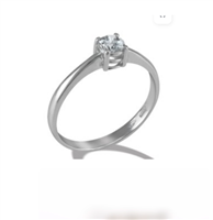 Anillo Gemoro Mujer Solitari in Oro blanco Diamante SS701BIA18